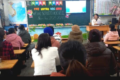 HỌP PHỤ HUYNH HỌC SINH CUỐI HỌC KỲ 1- NĂM HỌC 2025- 2026