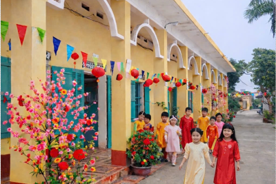 HỌC SINH THAM GIA HOẠT ĐỘNG TRẢI NGHIỆM TẾT 2026